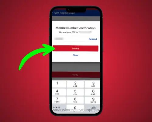 DITO SIM registration via DITO app Step 6