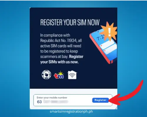Register a Globe At Home Prepaid WiFi SIM Step 4