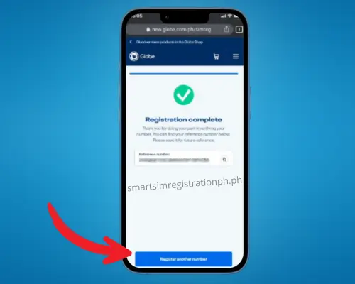 Register a Globe At Home Prepaid WiFi SIM step 11