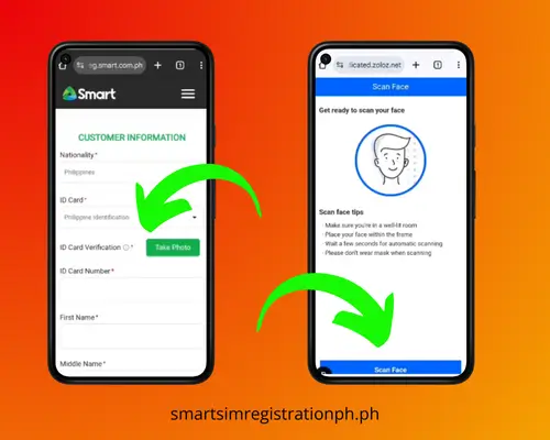 Sun SIM Registration via smart app Step 4
