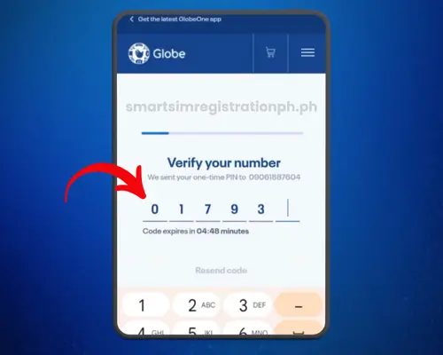 TM Sim registeration step 03