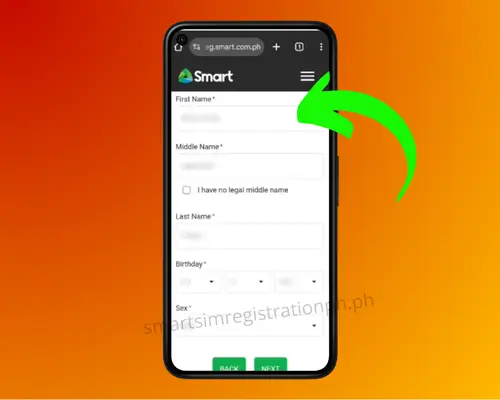 TNT SIM Registration Via app Step 10