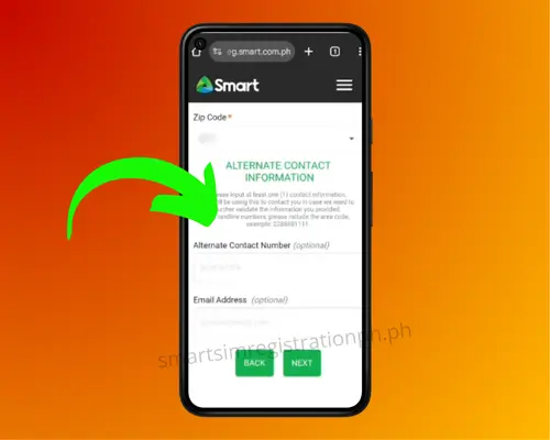 TNT SIM Registration online Step 12