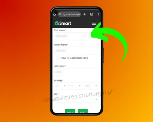 TNT SIM Registration online step 10