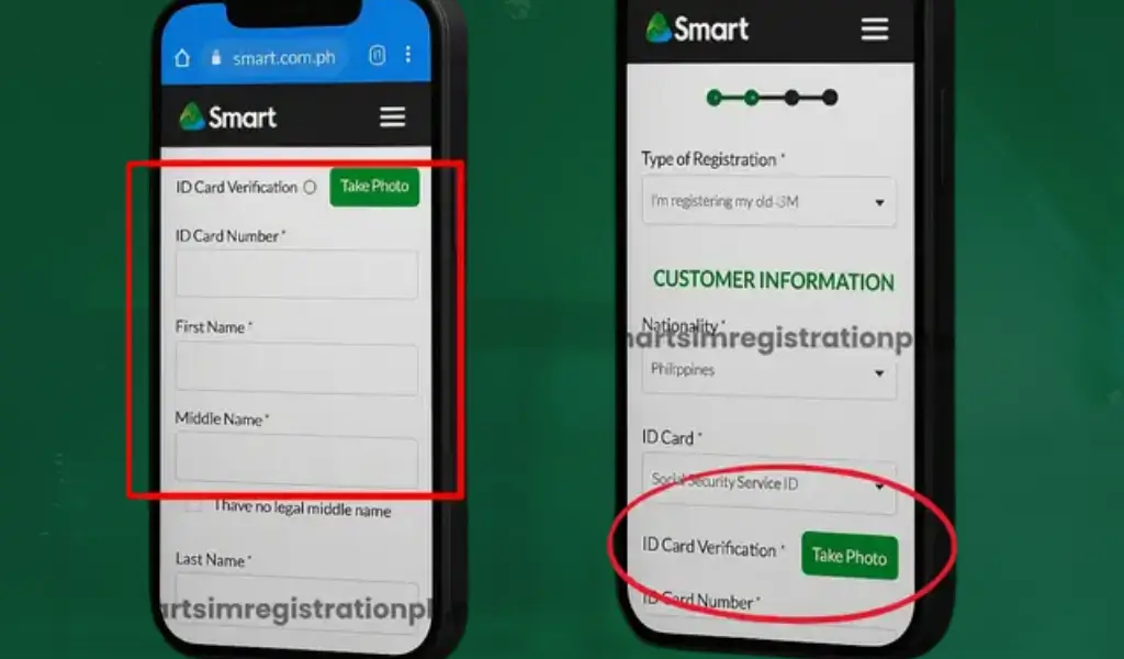 Register smart sim step 05 & 06