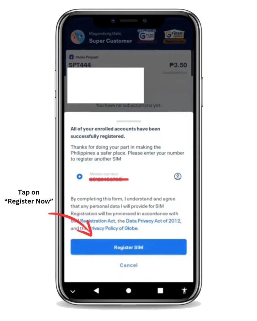 Tap-Register-Now