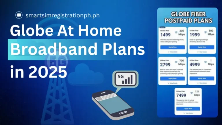 Globe At Home Broadband Plans 2025