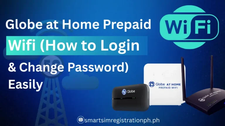 Globe at Home Prepaid Wifi (How to Login & Change Password)