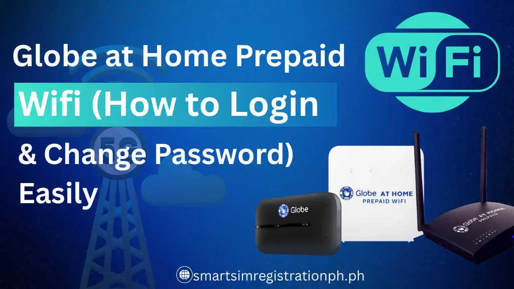 Globe at Home Prepaid Wifi (How to Login & Change Password)