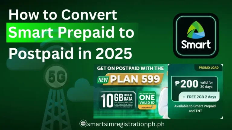 How to Convert Smart Postpaid to Prepaid in 2025