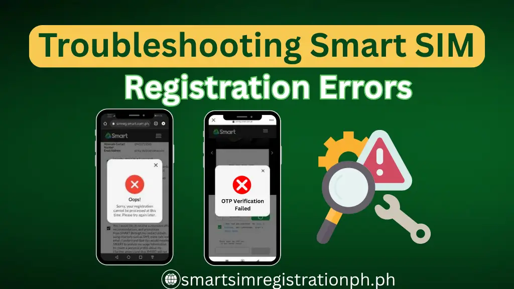 Troubleshooting Smart SIM Registration Errors