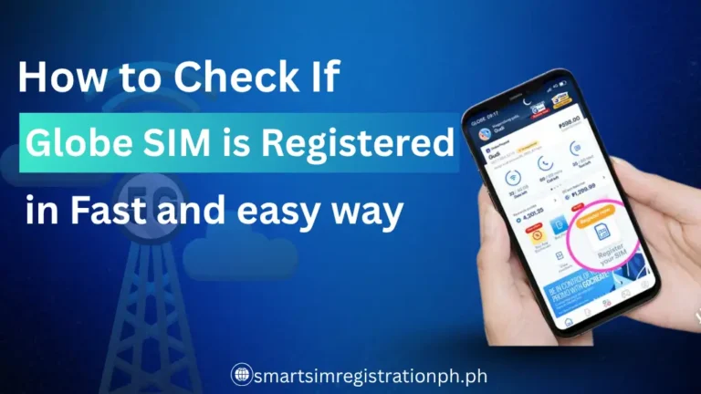 Check If Your Globe SIM Is Registered